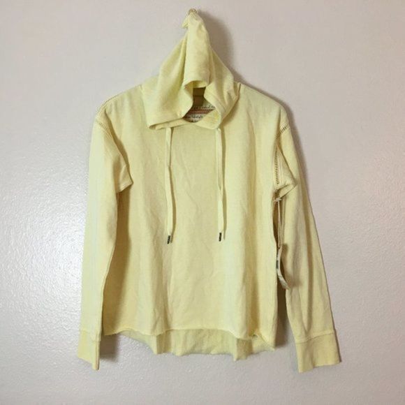 PJ Salvage Revival Lounge Hoodie Yellow Women's Size XS New with defect - Picture 4 of 12